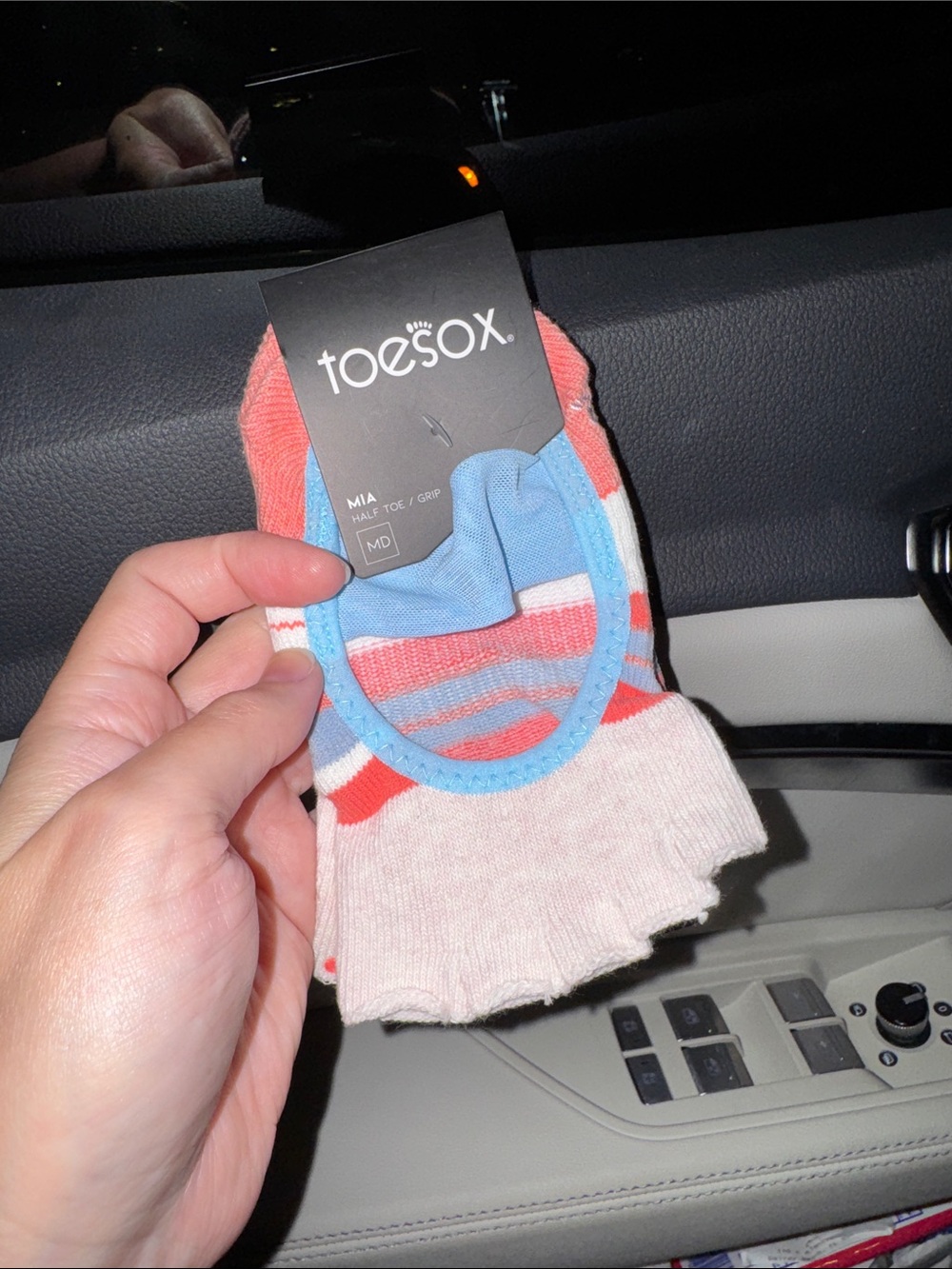 Toeless Grip socks for Pilates